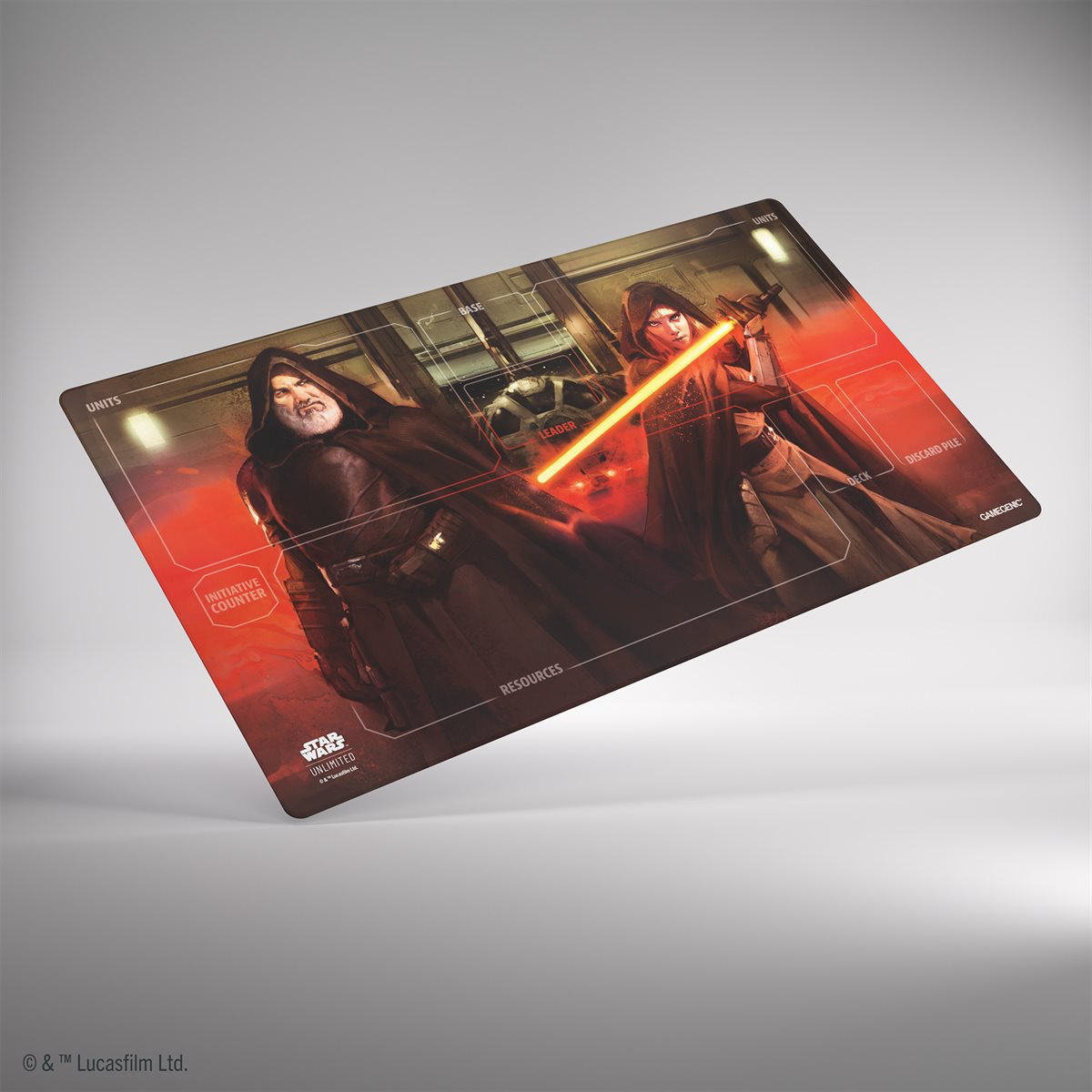 Playmat: Star Wars: Unlimited - Legends: Game Mat: Baylan & Shin Hati - With Battle Zones - A Muse N Games